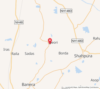 Map of Bardhiro, Rajasthan