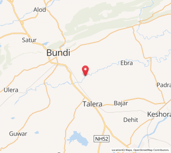 Map of Bardna, Rajasthan