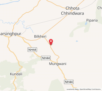 Map of Barehta, Madhya Pradesh