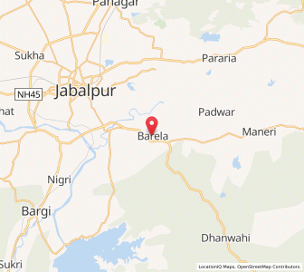 Map of Barela, Madhya Pradesh