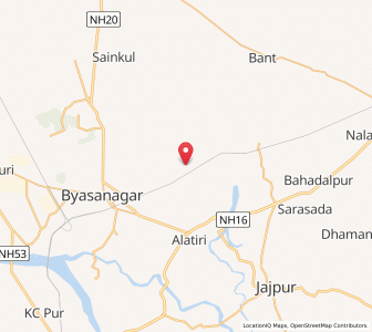 Map of Barenderi, Odisha
