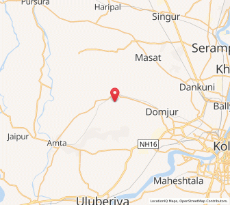 Map of Bargachia, West Bengal