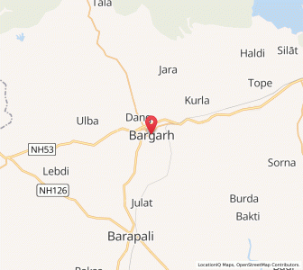 Map of Bargarh, Uttar Pradesh