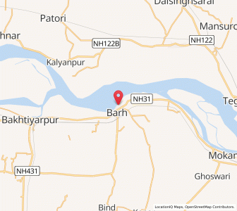 Map of Barh, Bihar