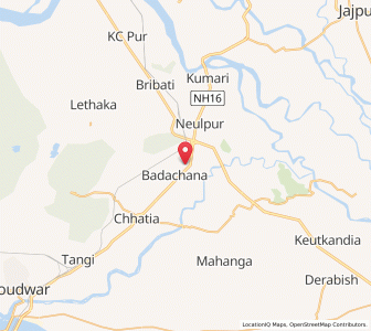 Map of Barhachana, Odisha