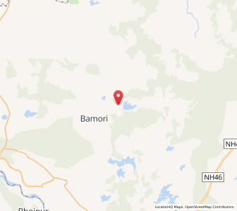 Map of Barhanpur, Madhya Pradesh