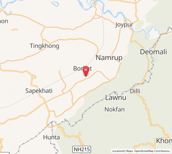Map of Barhat, Assam
