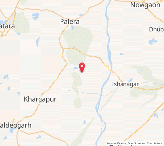 Map of Bari Bandhiya, Madhya Pradesh
