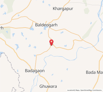 Map of Bariyadhonga, Madhya Pradesh