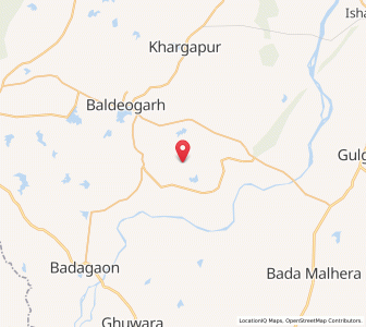 Map of Bariyakhera, Madhya Pradesh