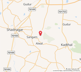 Map of Barkhanpalli, Andhra Pradesh