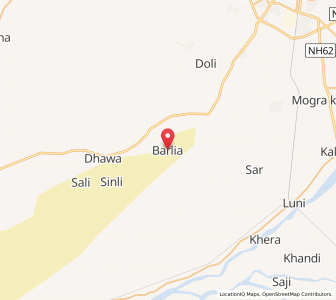 Map of Barliya, Rajasthan