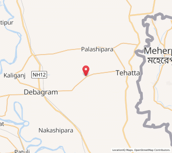 Map of Barnia, West Bengal
