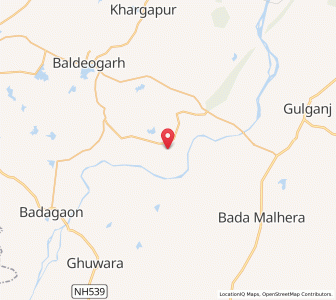Map of Barohar, Madhya Pradesh