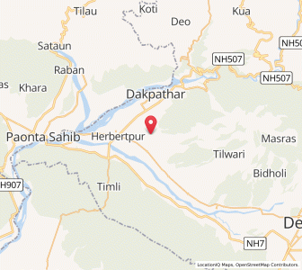 Map of Barotiwala, Uttarakhand