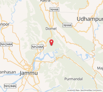 Map of Barphar, Kashmir