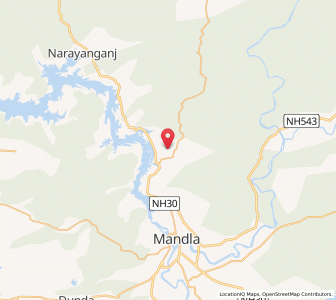 Map of Barra Sagar, Madhya Pradesh