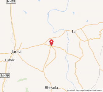 Map of Barria Goel, Madhya Pradesh