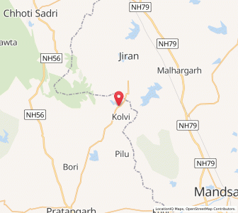 Map of Barria, Madhya Pradesh