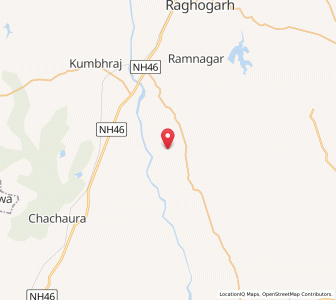 Map of Barsaj, Madhya Pradesh