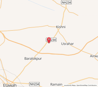 Map of Barsera, Uttar Pradesh
