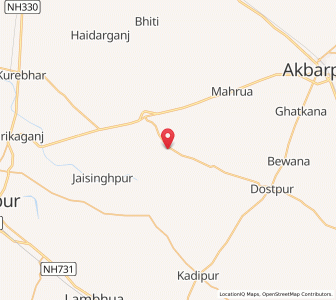 Map of Barsinghpur, Uttar Pradesh