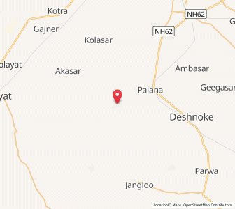 Map of Barsinghsar, Rajasthan