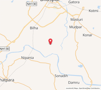 Map of Bartori, Chhattisgarh