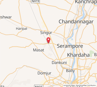 Map of Baruipara, West Bengal