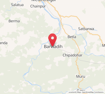 Map of Barwadih, Jharkhand