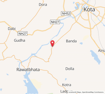 Map of Barwas, Rajasthan
