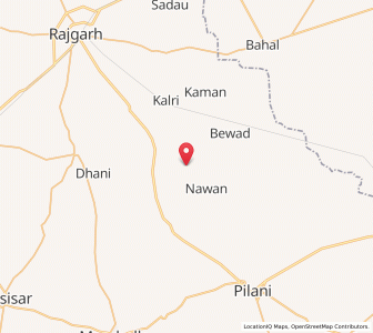 Map of Bas Kirtan, Rajasthan