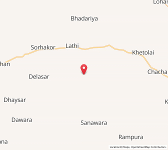 Map of Basei, Rajasthan