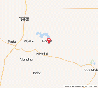 Map of Baseri Talai, Rajasthan