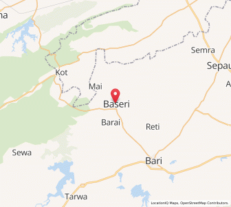 Map of Baseri, Uttar Pradesh
