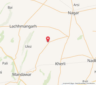 Map of Baseth, Rajasthan