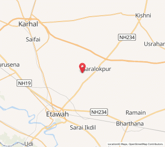 Map of Basgawan, Uttar Pradesh