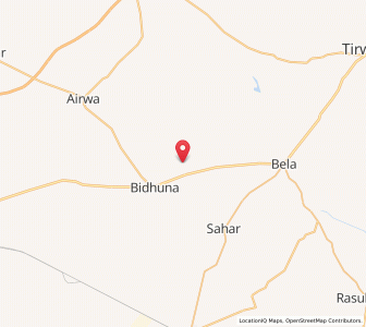 Map of Bashi, Uttar Pradesh