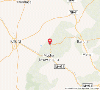 Map of Basiyagond, Madhya Pradesh
