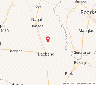 Map of Bastam, Uttar Pradesh