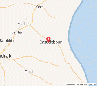 Map of Basudebpur, West Bengal