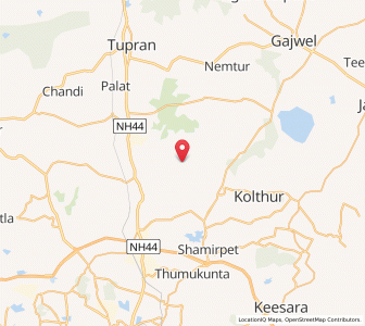 Map of Baswapur, Andhra Pradesh