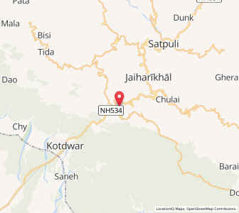 Map of Basyur Guni, Uttarakhand