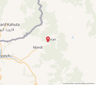Map of Bata Chhari, Kashmir