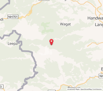 Map of Batanwala, Kashmir