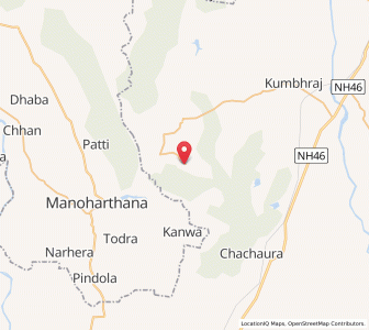 Map of Bataoda, Madhya Pradesh