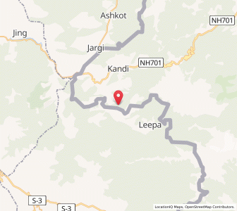 Map of Batarasi, Kashmir