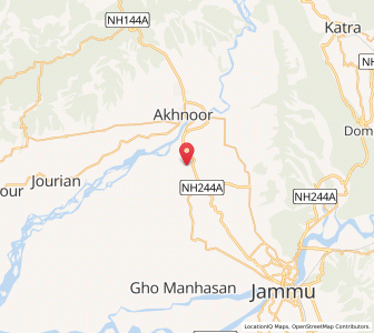 Map of Batehra, Kashmir