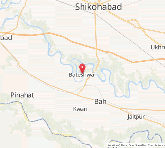 Map of Batesar, Uttar Pradesh