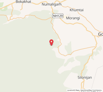 Map of Bathegaon, Assam